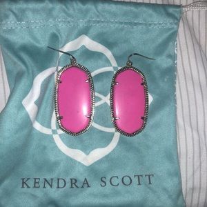 Neon pink danielle earrings